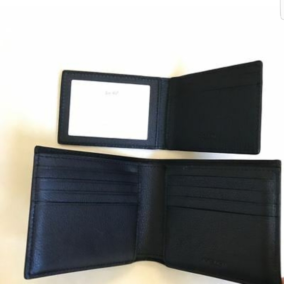 COMPACT ID WALLET IN SPORT CALF LEATHER - Picture 3 of 6